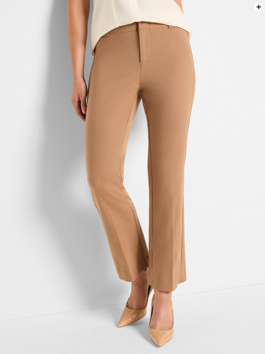 NIC+ZOE 28" COTTON BI-STRETCH PLAZA DEMI BOOT PANT