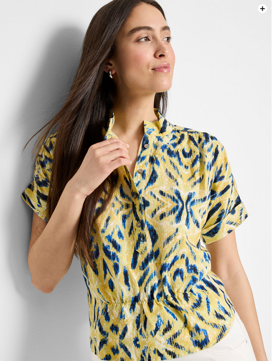 NIC+ZOE SUNNY SKIES WOVEN SHIRT