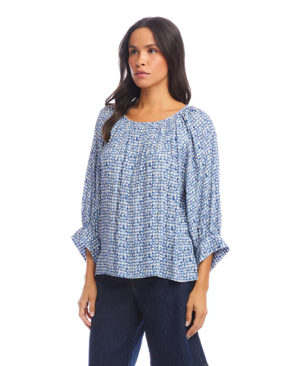 KAREN KANE BLOUSON SLEEVE TOP