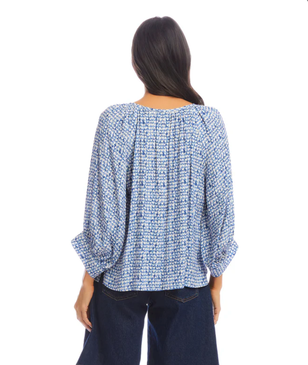 KAREN KANE BLOUSON SLEEVE TOP