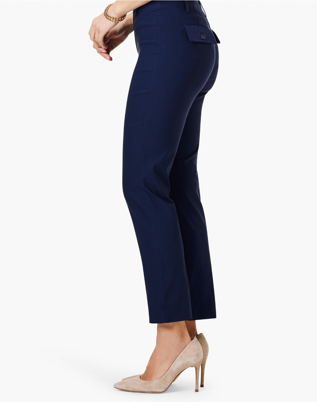 NIC+ZOE POLISHED WONDERSTRETCH STRAIGHT PANT 28" INSEAM