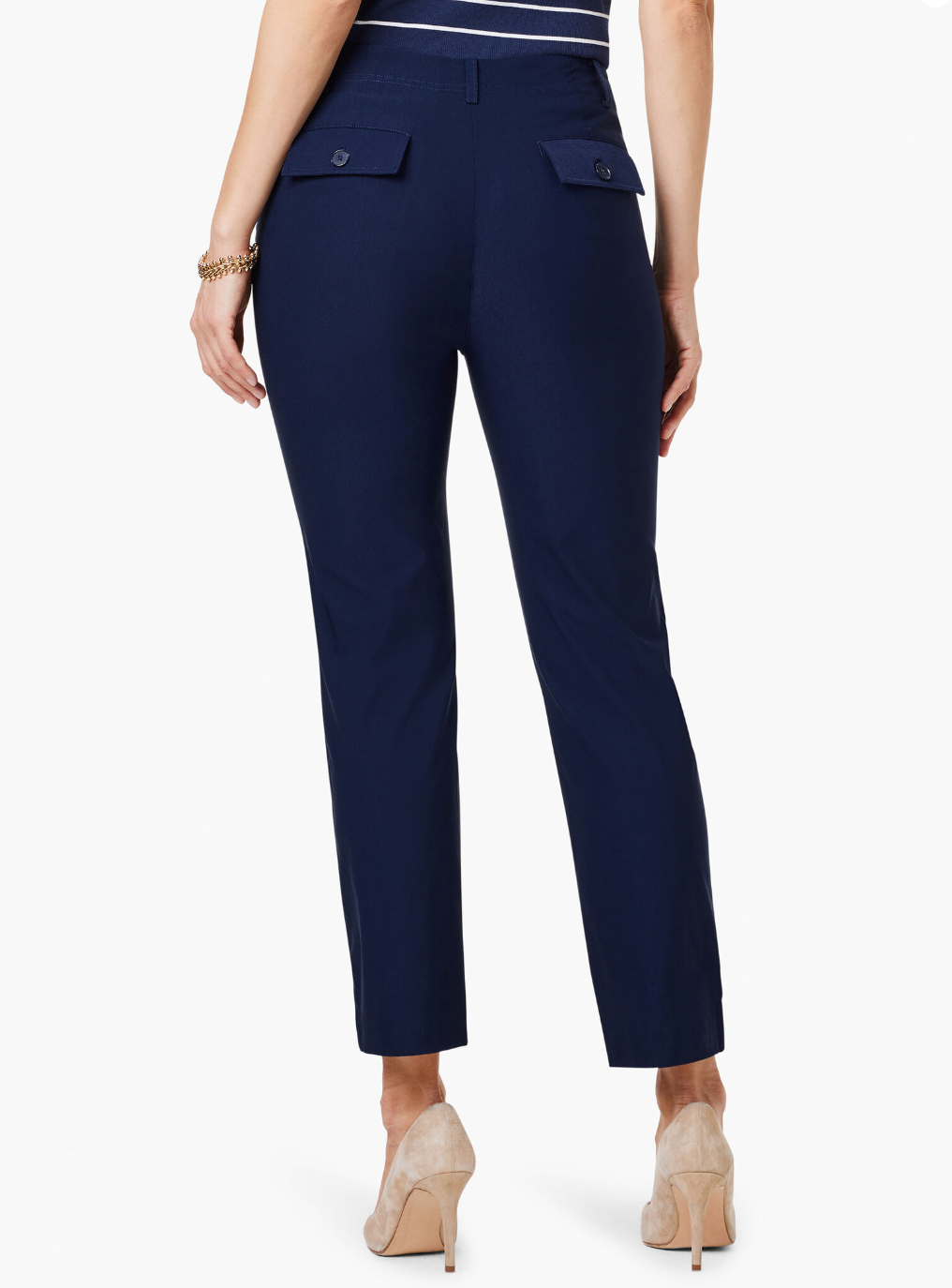 NIC+ZOE POLISHED WONDERSTRETCH STRAIGHT PANT 28" INSEAM