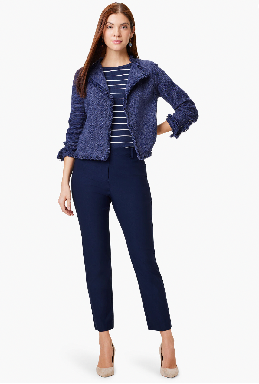 NIC+ZOE POLISHED WONDERSTRETCH STRAIGHT PANT 28" INSEAM