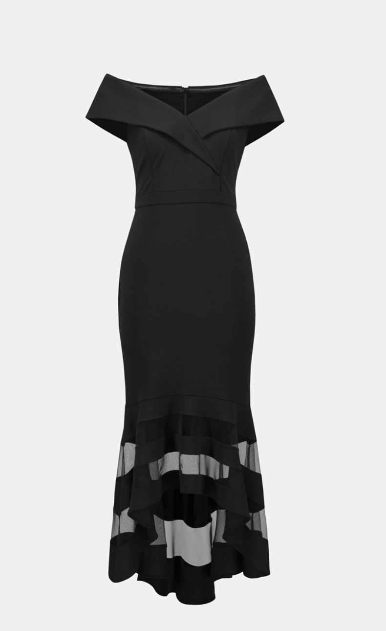 JOSEPH RIBKOFF SCUBA TRUMPET DRESS