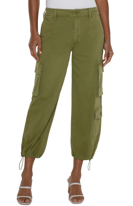 LIVERPOOL CARGO PANT W/CINCH HEM 26" INSEAM