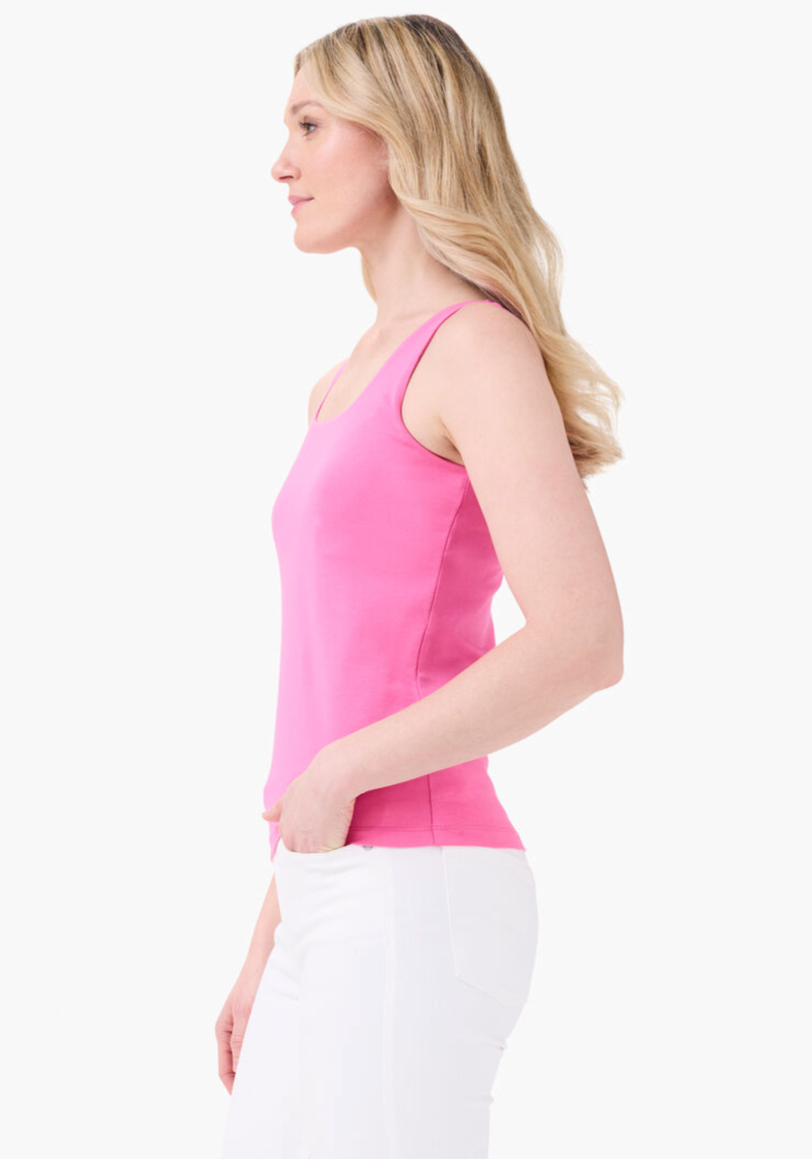 NIC+ZOE SHELF BRA PERFECT TANK