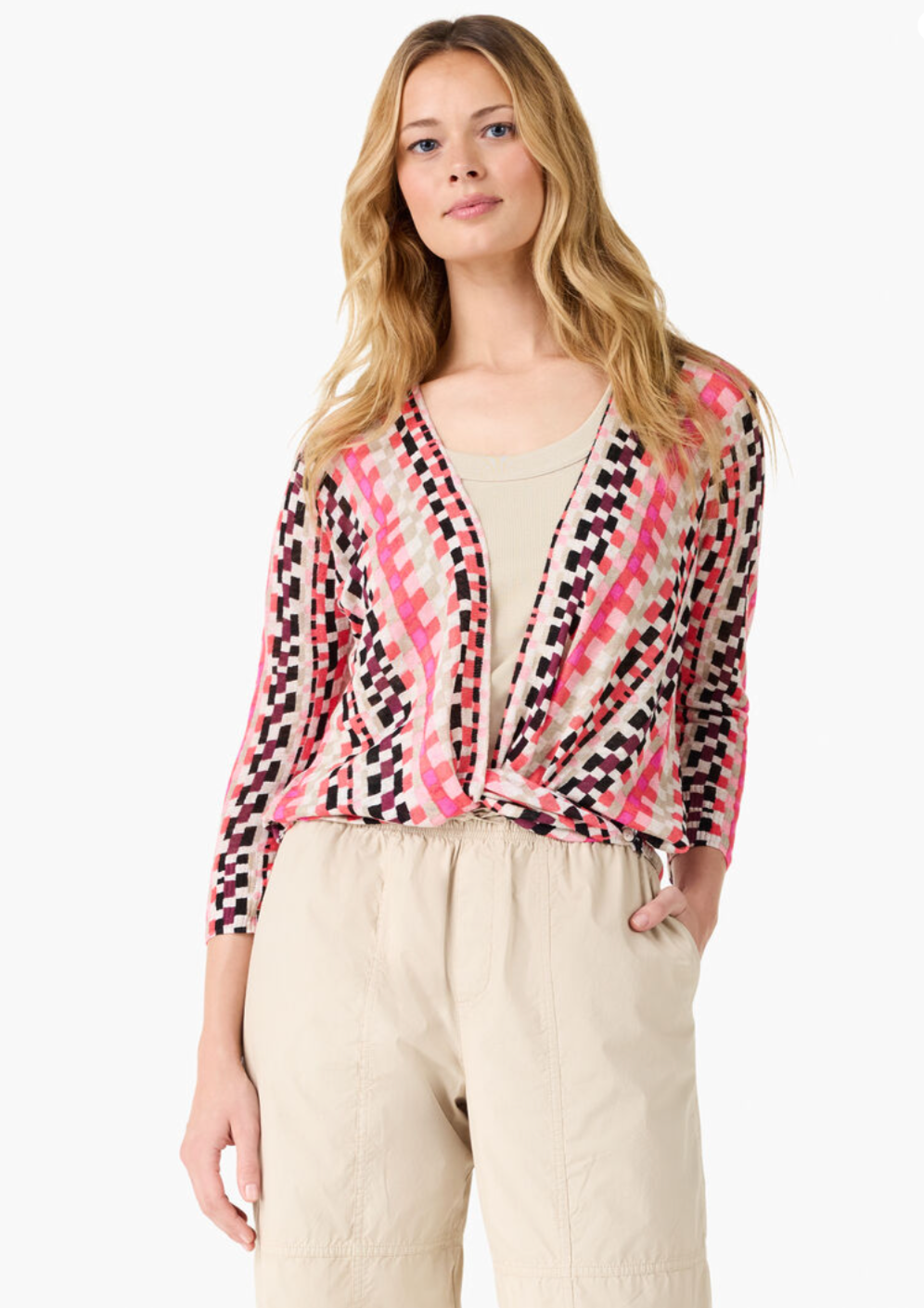 NIC+ZOE PIXEL SUNSET 4-WAY CARDIGAN