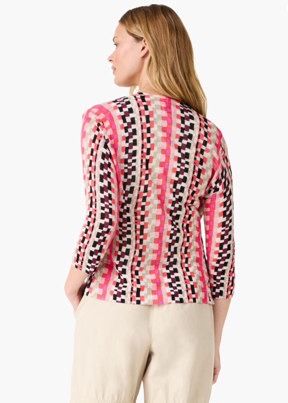 NIC+ZOE PIXEL SUNSET 4-WAY CARDIGAN