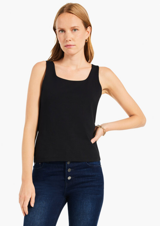 NIC+ZOE SHELF BRA TANK