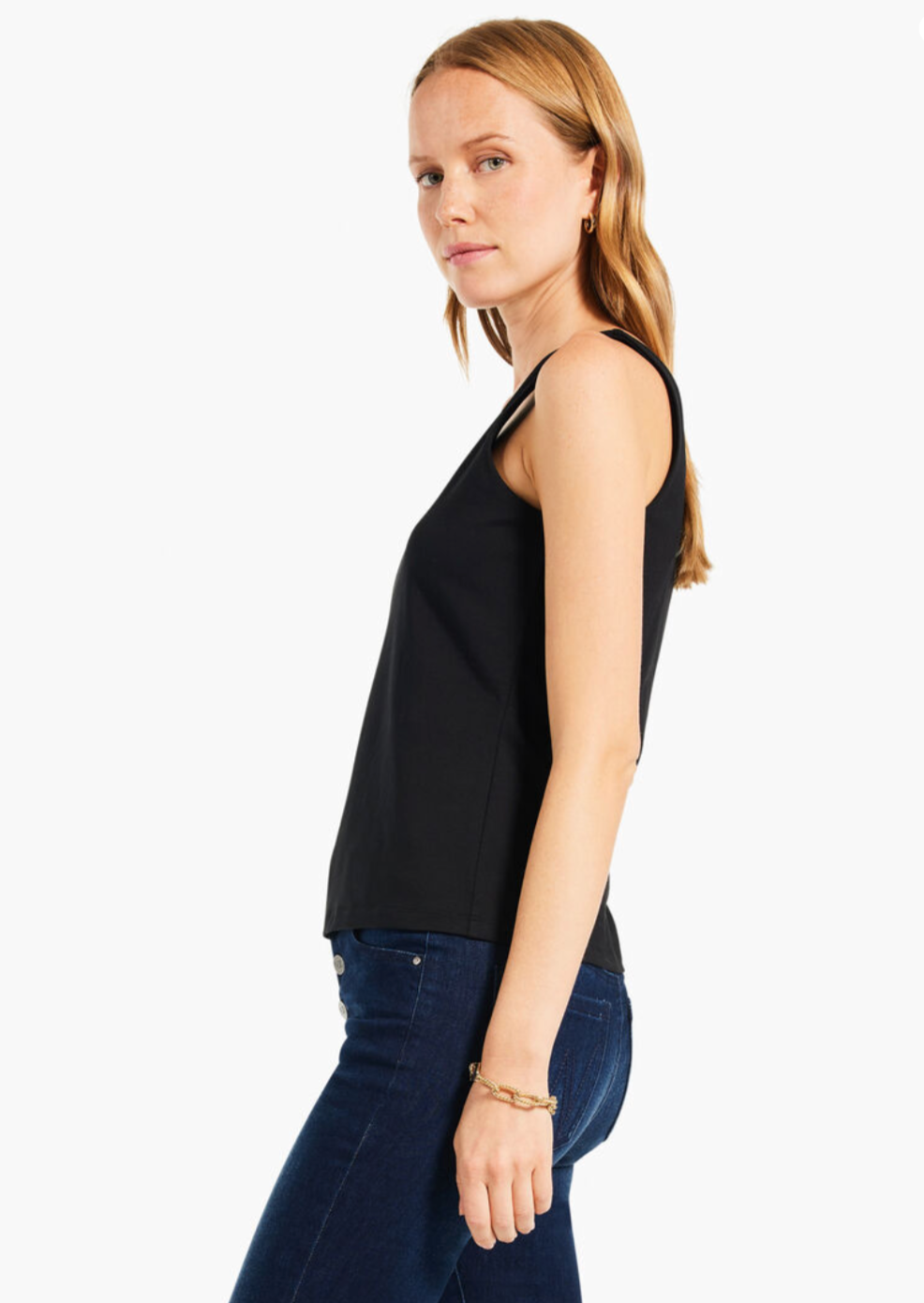 NIC+ZOE SHELF BRA TANK