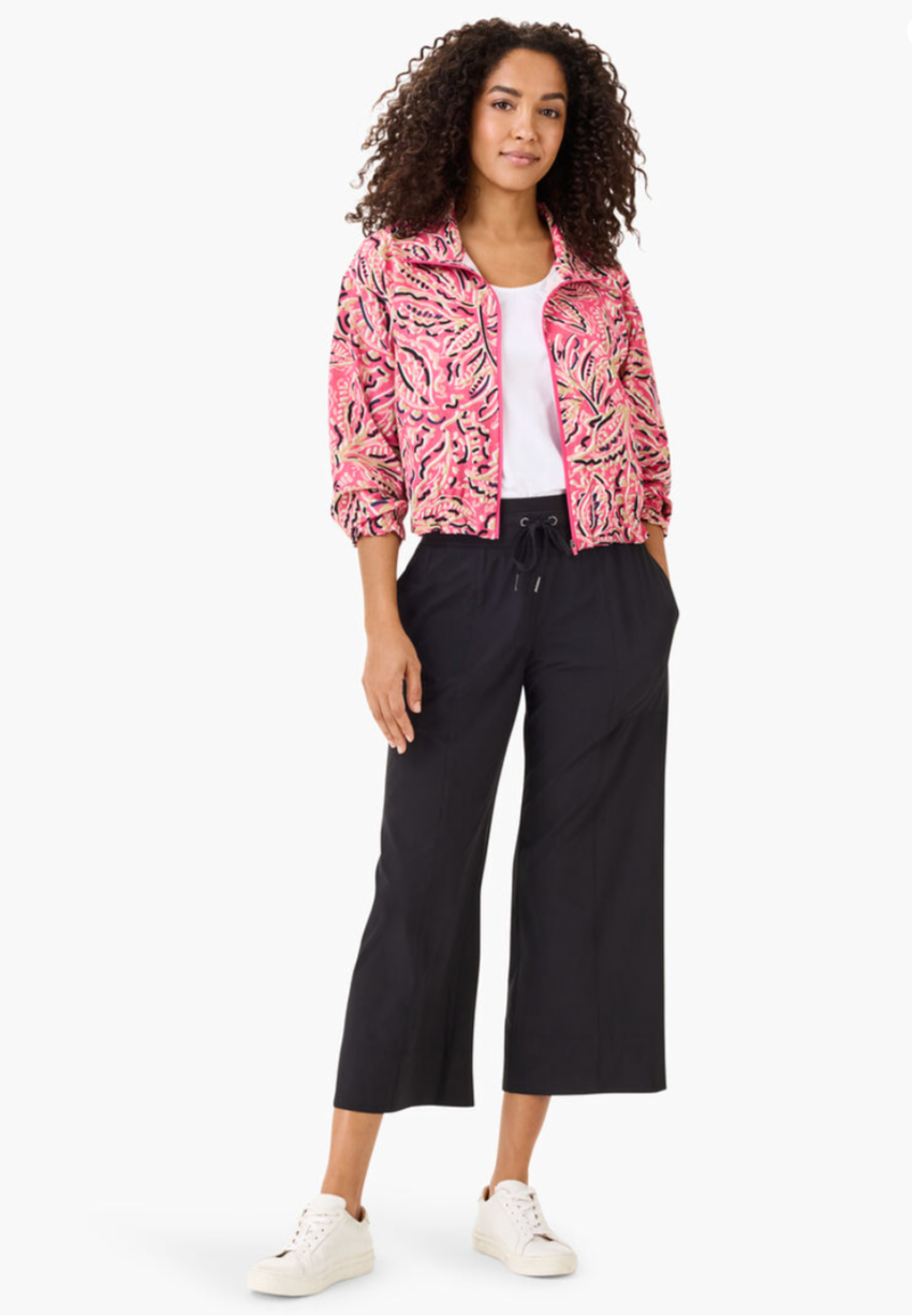 NZ ACTIVE TECH STRETCH SHADOW FLORAL JACKET