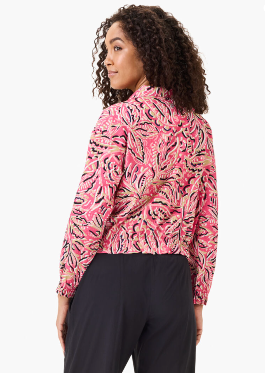 NZ ACTIVE TECH STRETCH SHADOW FLORAL JACKET