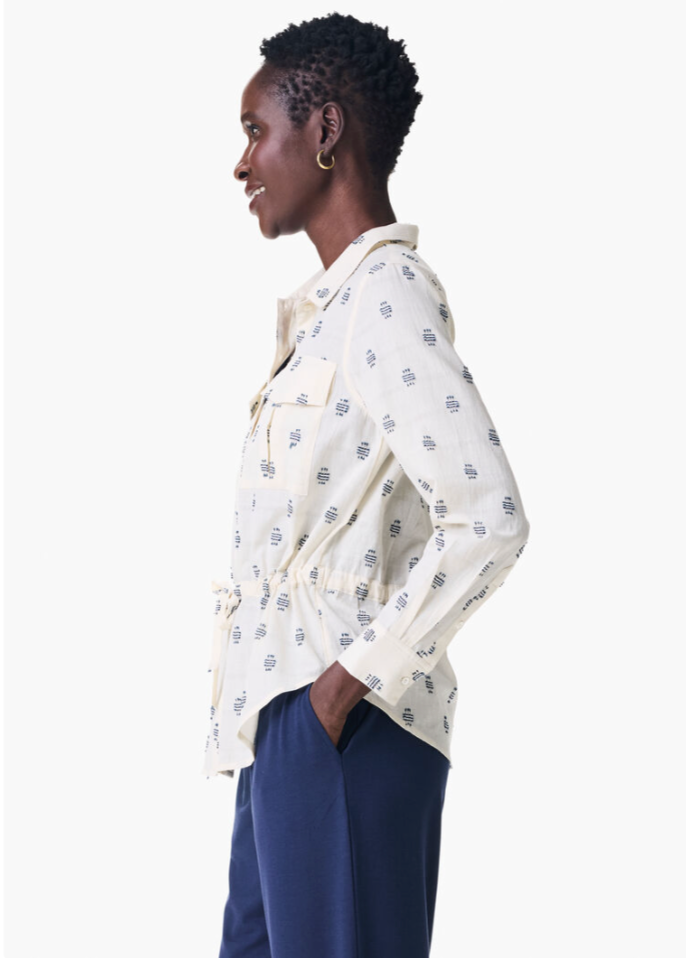 NIC+ZOE CONSTELLATION SHIRT JACKET