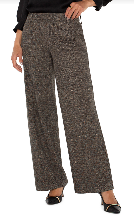LIVERPOOL KELSEY WIDE LEG TROUSER - 31 IN INSEAM
