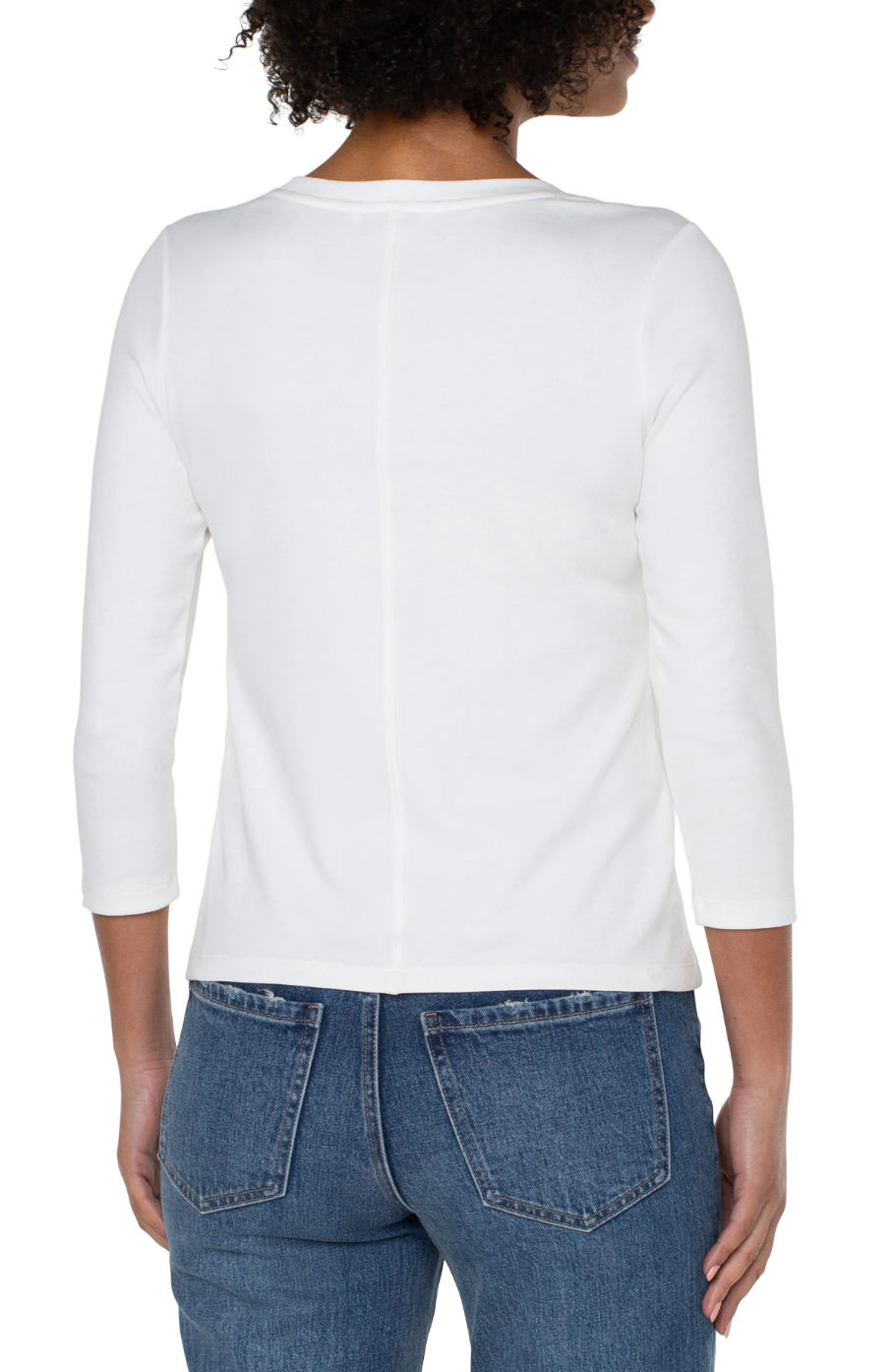 LIVERPOOL 3/4 SLEEVE SCOOP NECK TEE