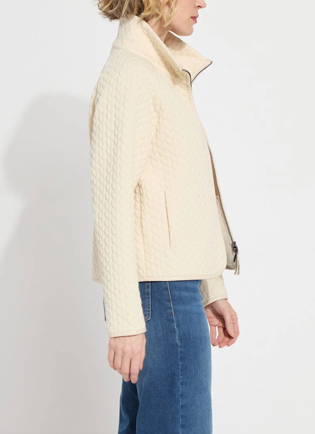 LYSSE SOL QUILTED CABLE JACKET