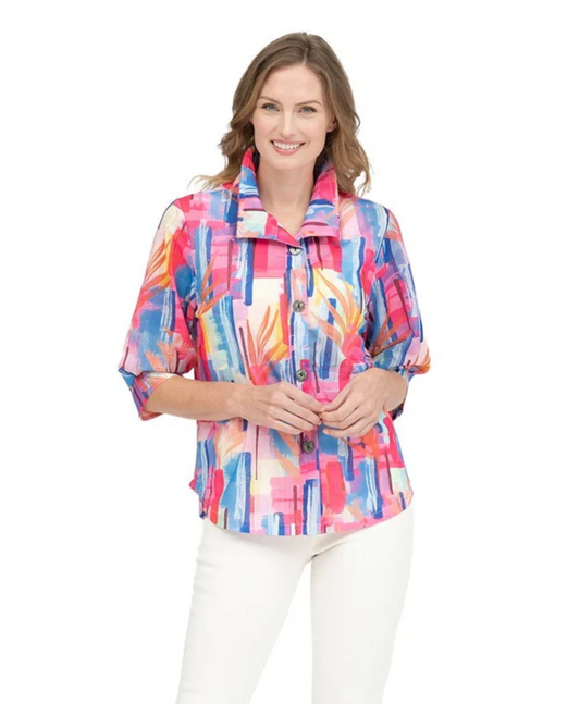 PUFF SLEEVE SHIRT JACKET