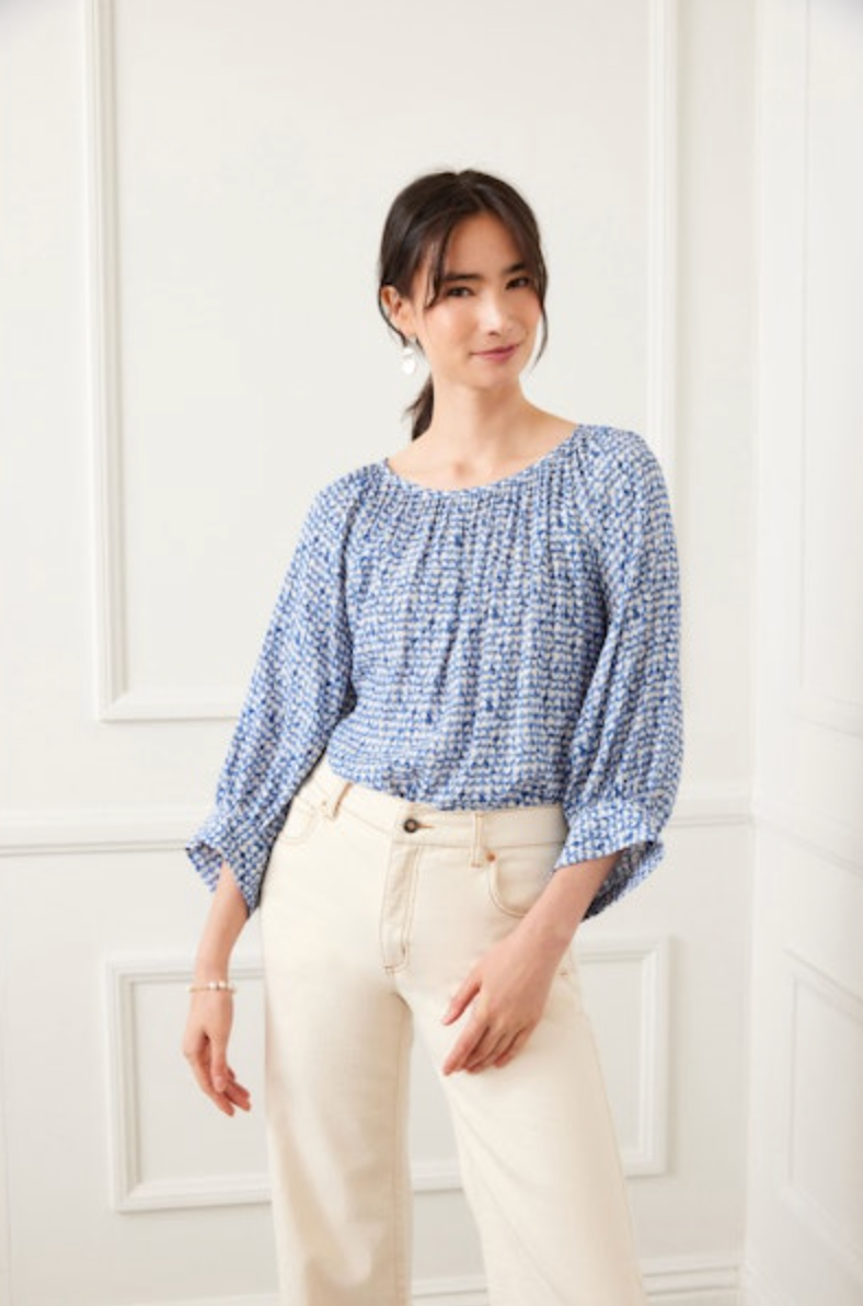 KAREN KANE BLOUSON SLEEVE TOP