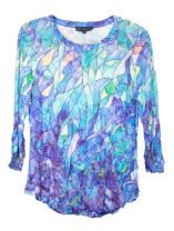 Carine Round Neck Top