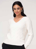 Elena Wang V Neck Sweater