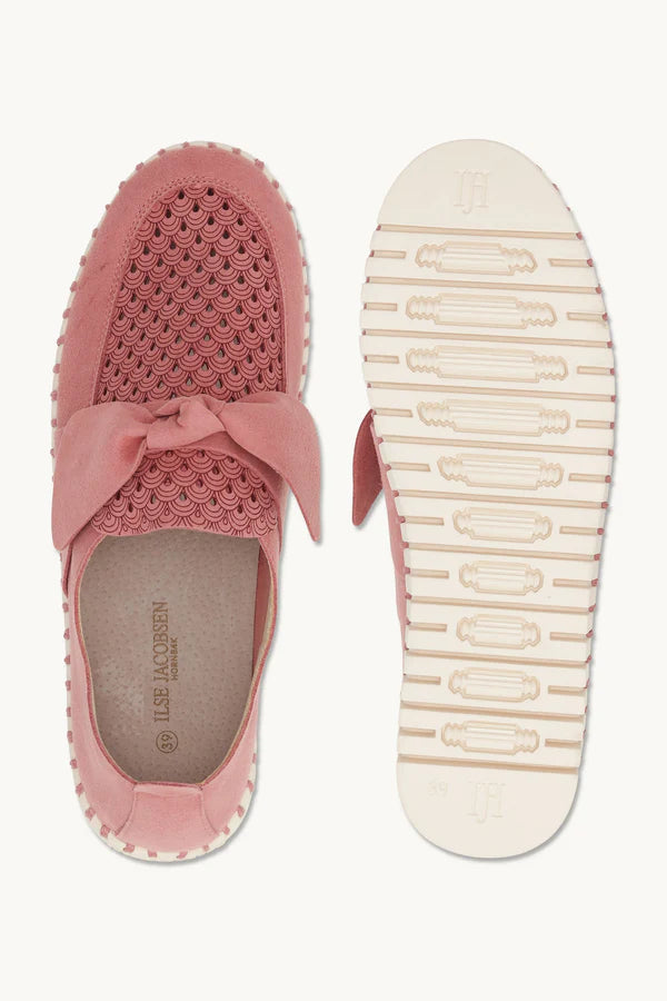 Ilse Jacobsen Tulip Rouge Bow Loafer
