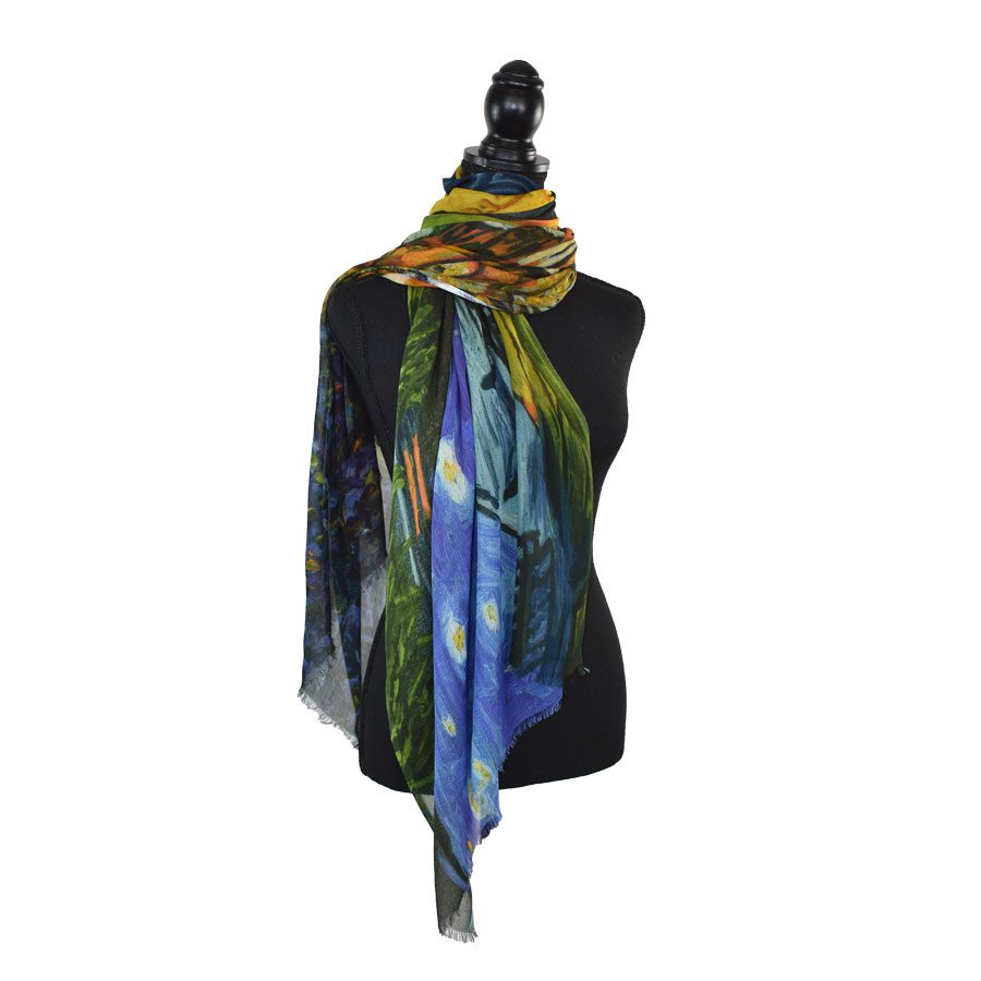 Dupatta Cafe Painterly Modal Scarf