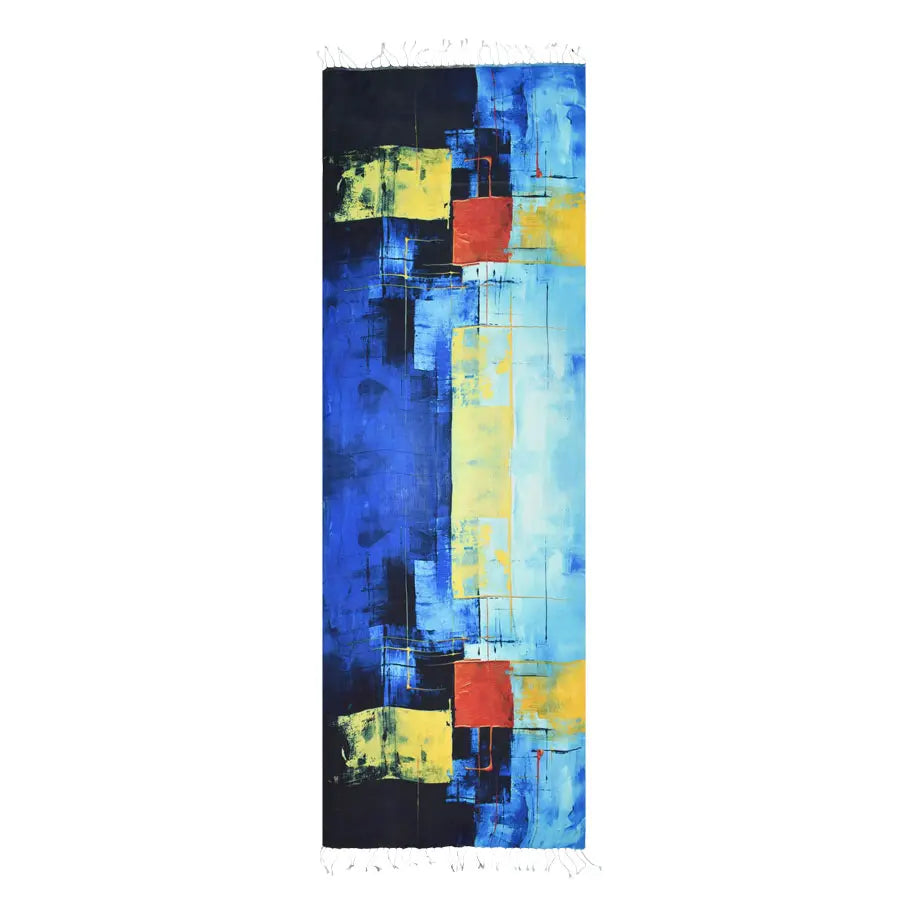 DUPATTA COLLINS ABSTRACT GEO SCARFSHAWL