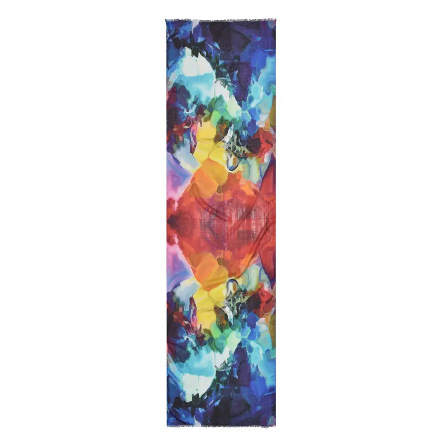 DUPATTA DREAMIN' ABSRACT RAINBOW SCARF