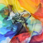 DUPATTA DREAMIN' ABSRACT RAINBOW SCARF