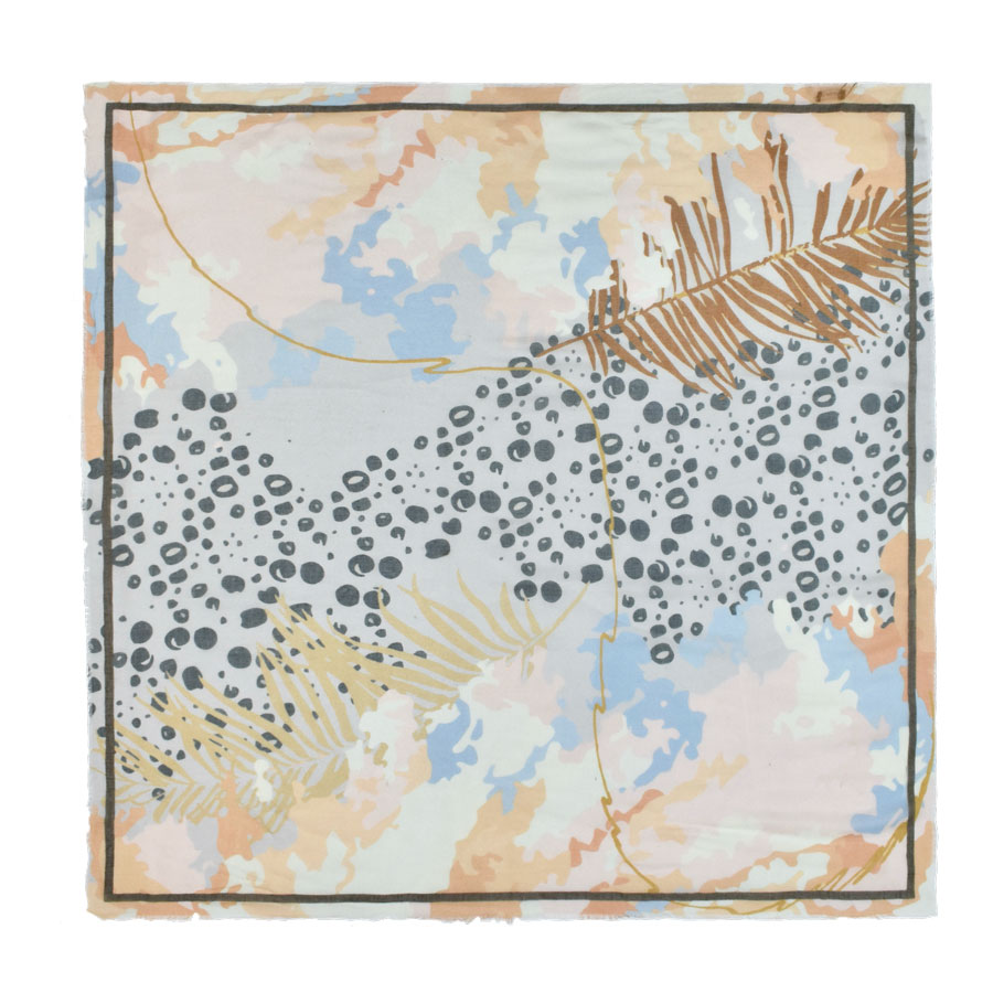 Dupatta Shepherd Abstract Square Scarf