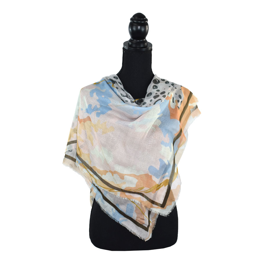 Dupatta Shepherd Abstract Square Scarf