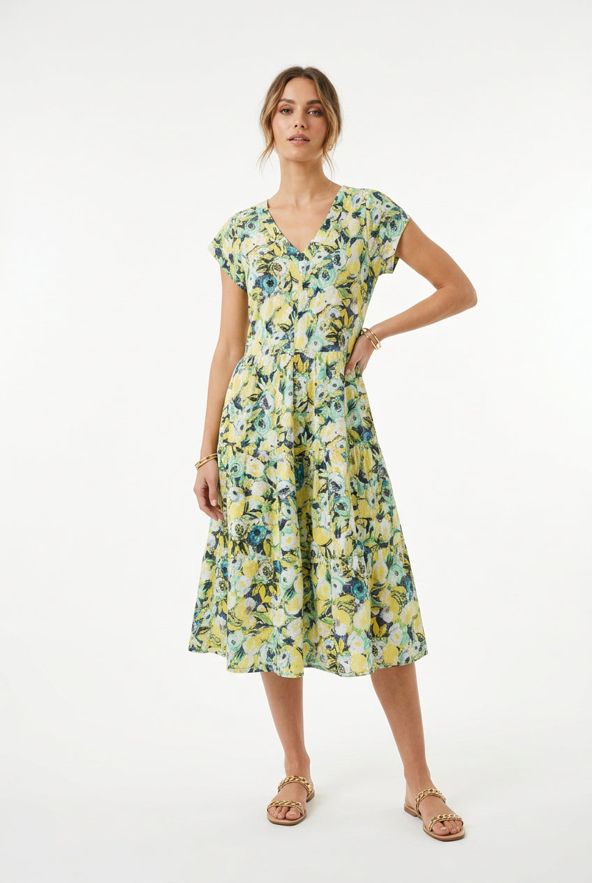 Dress Addict Jalan V-Neck Dress