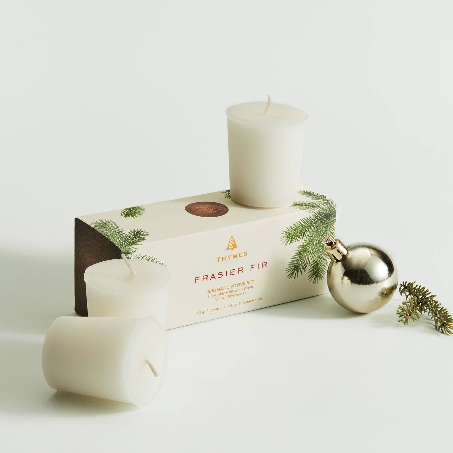 THYMES FRASIER FIR VOTIVE CANDLE SET