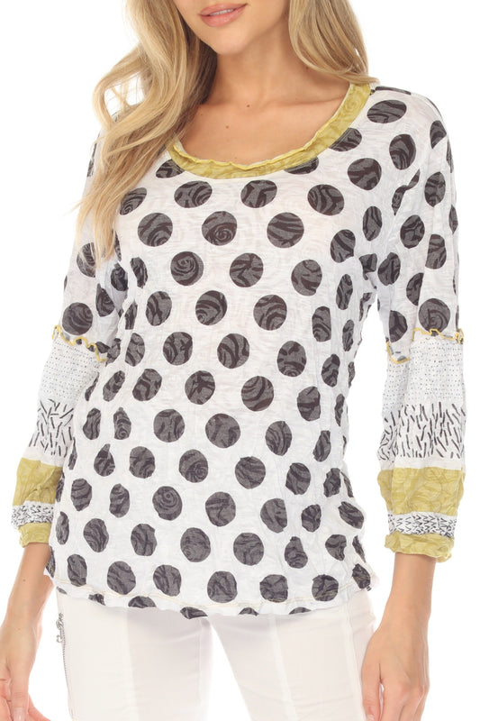 MIXED DOTS TOP