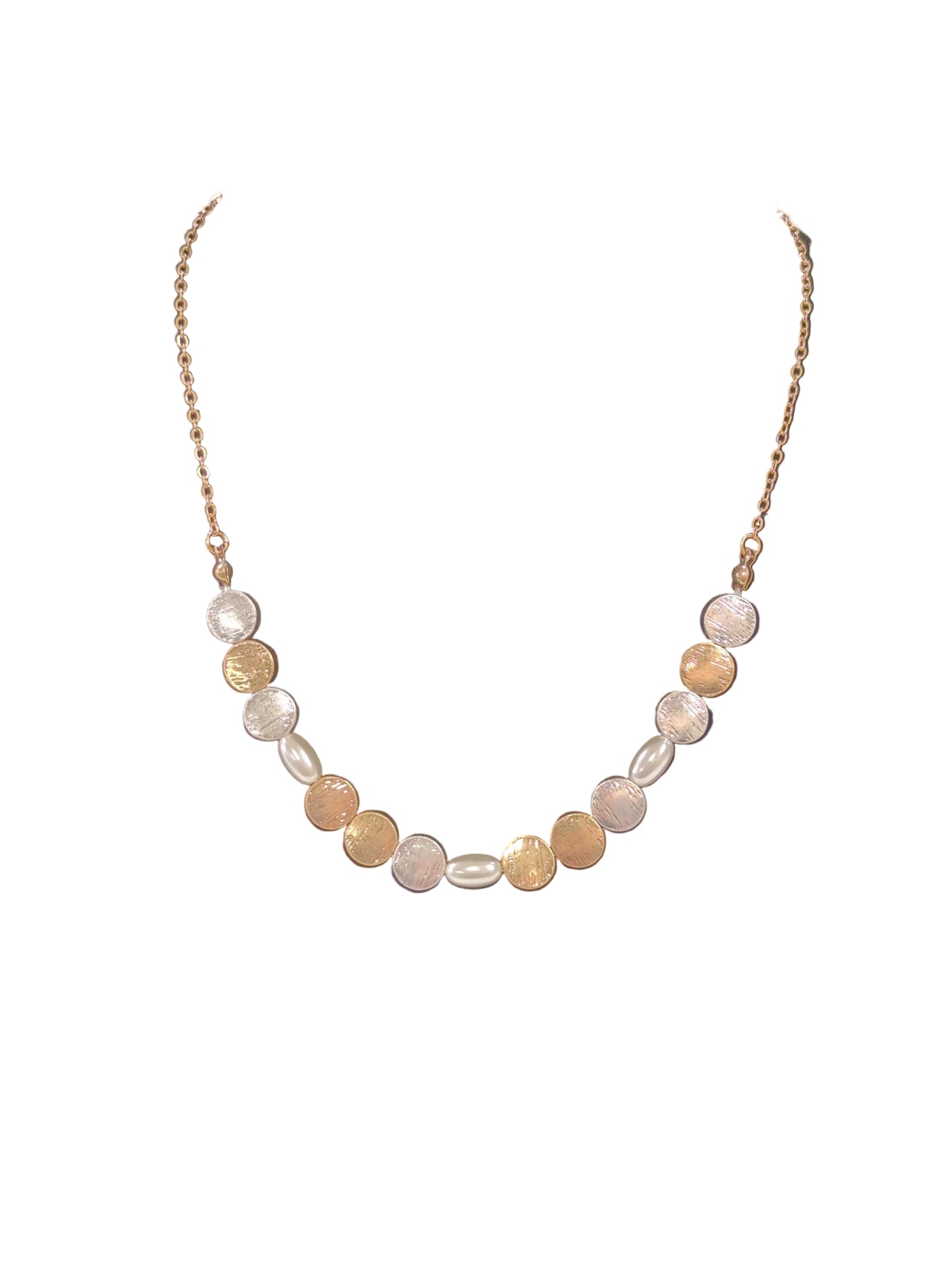 Meghan Browne Dan Necklace Gold and Pearl
