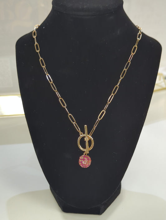 Meghan Browne Able Necklace Pink