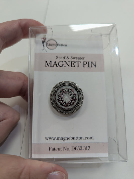 MAGNE BUTTON MANDELLA BLACK/WHITE