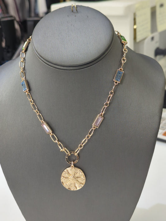 Meghan Browne Flip Light Multicolor Necklace