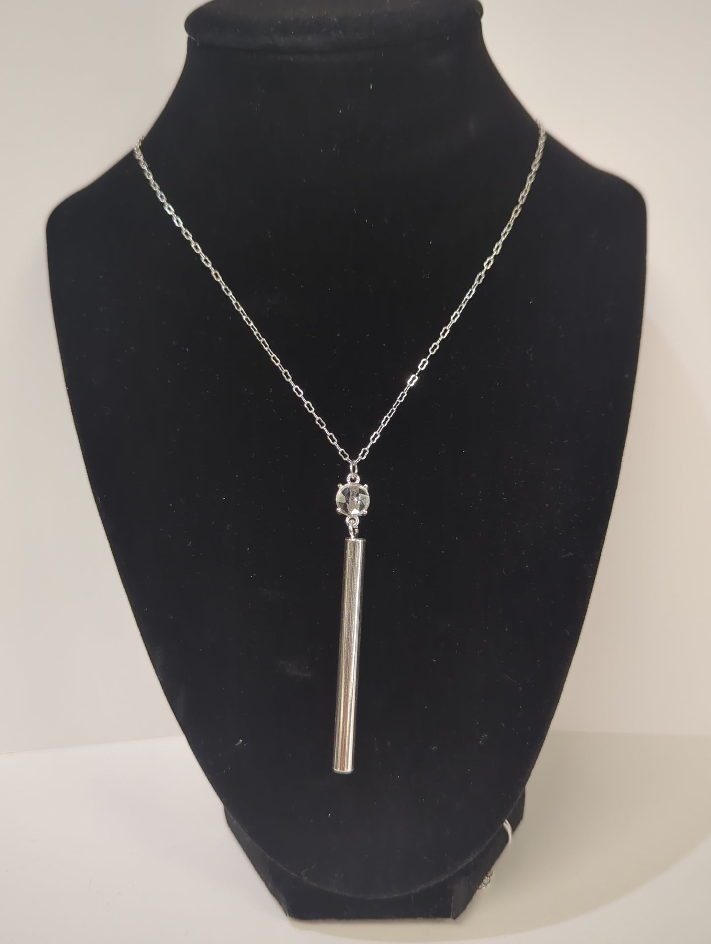 MEGHAN BROWNE BICO SILVER NECKLACE