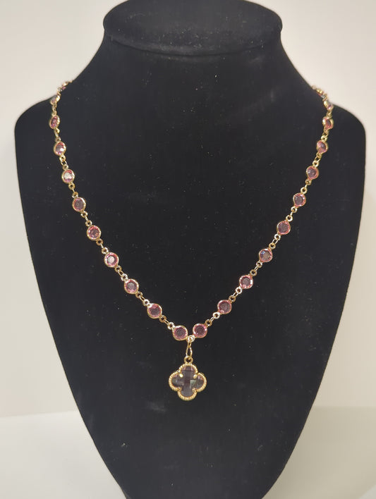 MEGHAN BROWNE DON PINK NECKLACE