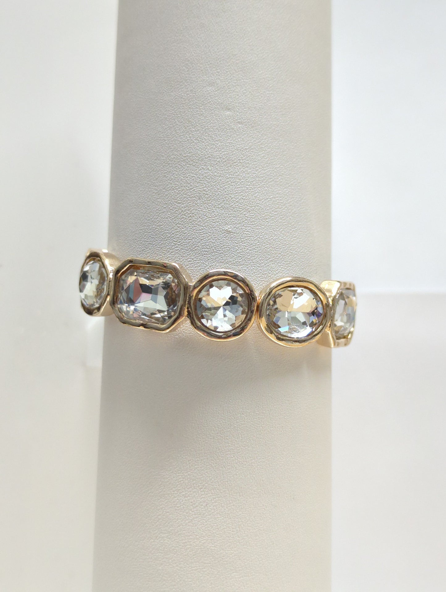 Meghan Browne Later Bracelet Gold and Clear