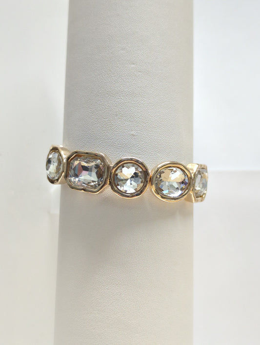 Meghan Browne Later Bracelet Gold and Clear