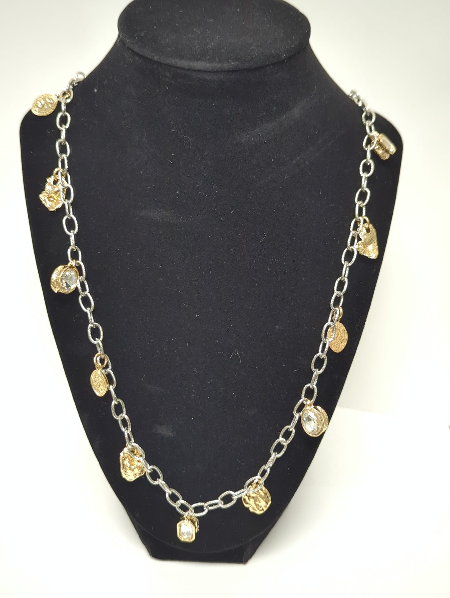 Meghan Browne Brim Necklace Gold and Silver
