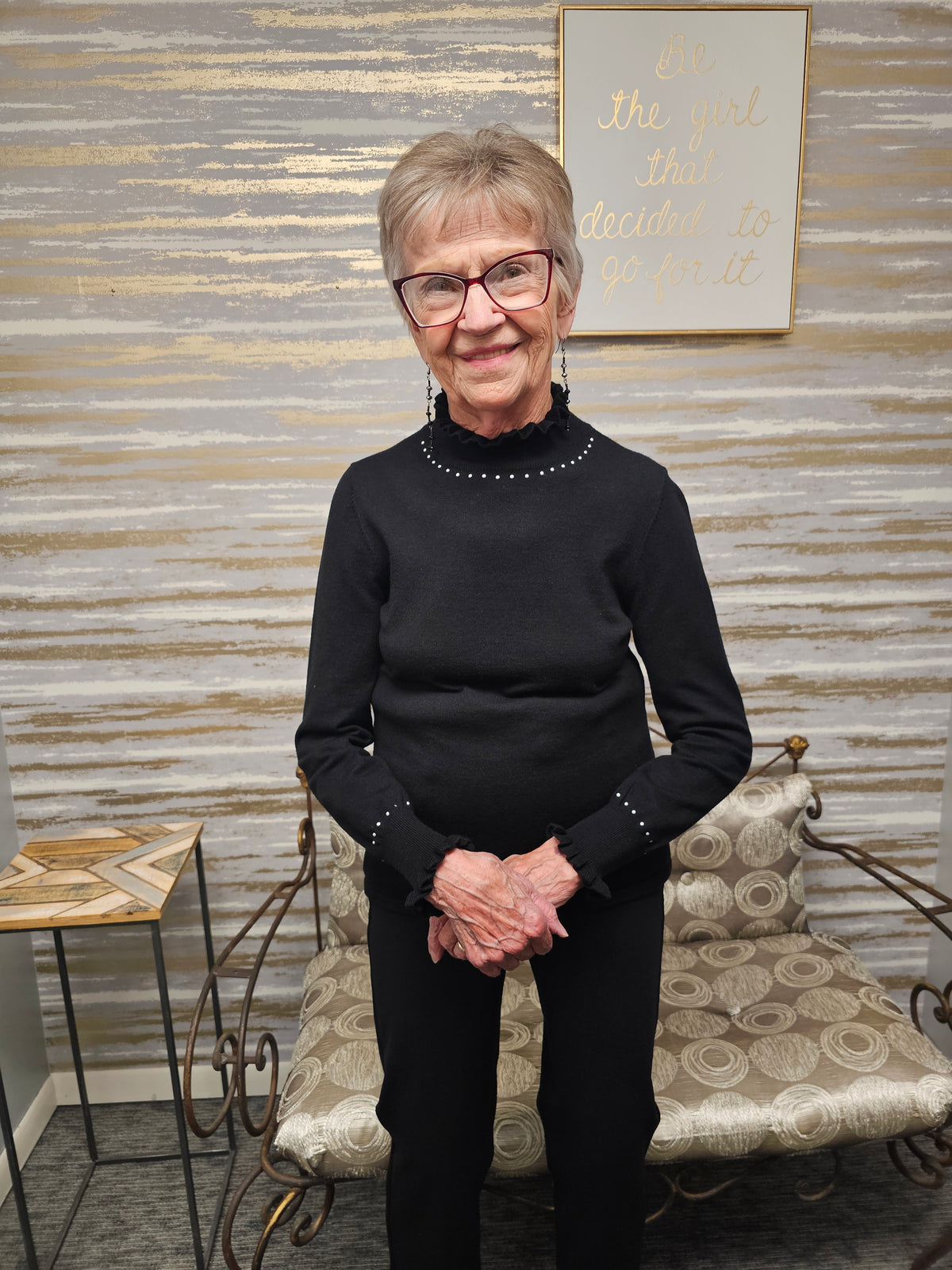 Dolcezza Turtle Neck with Pearls
