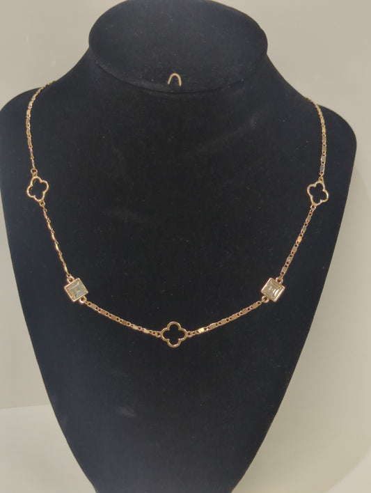 MEGHAN BROWNE BADI GOLD NECKLACE