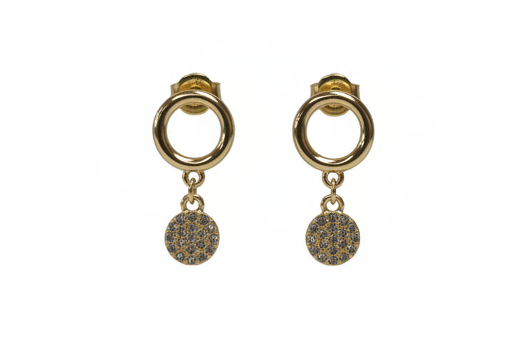 Meghan Browne True Earrings Gold