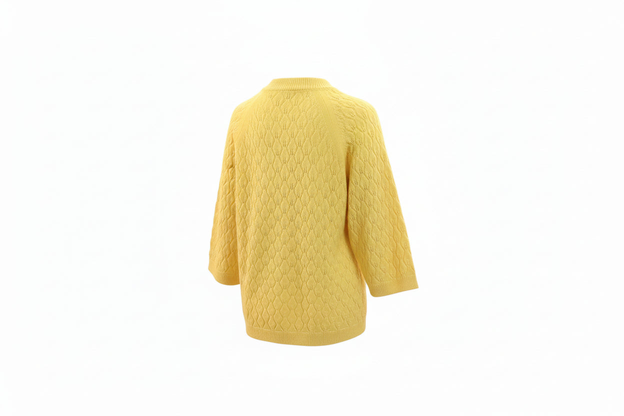 Brandtex Textured Elbow Sleeve Sweater