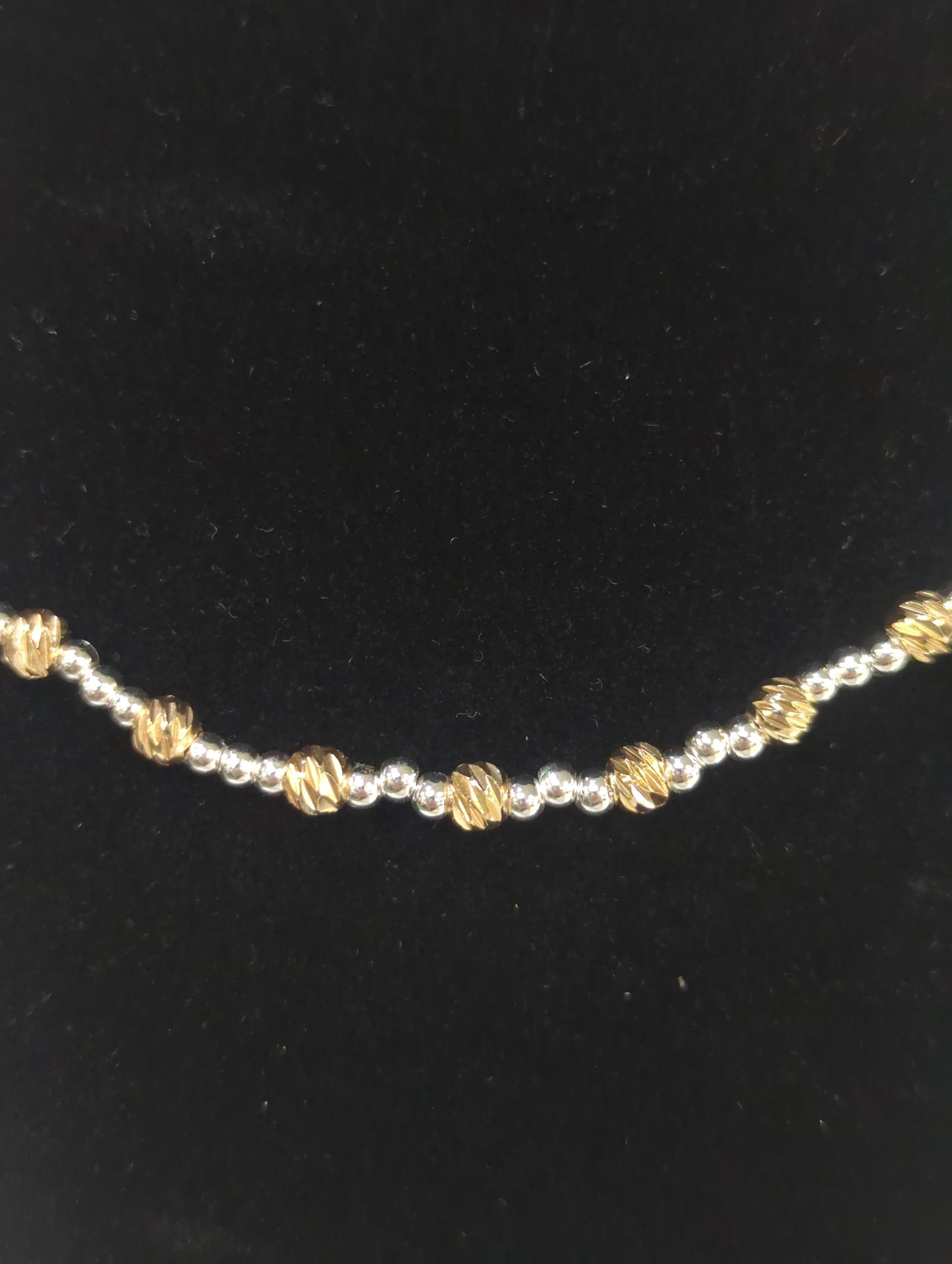 MEGHAN BROWNE FIN GOLD AND SILVER NECKLACE