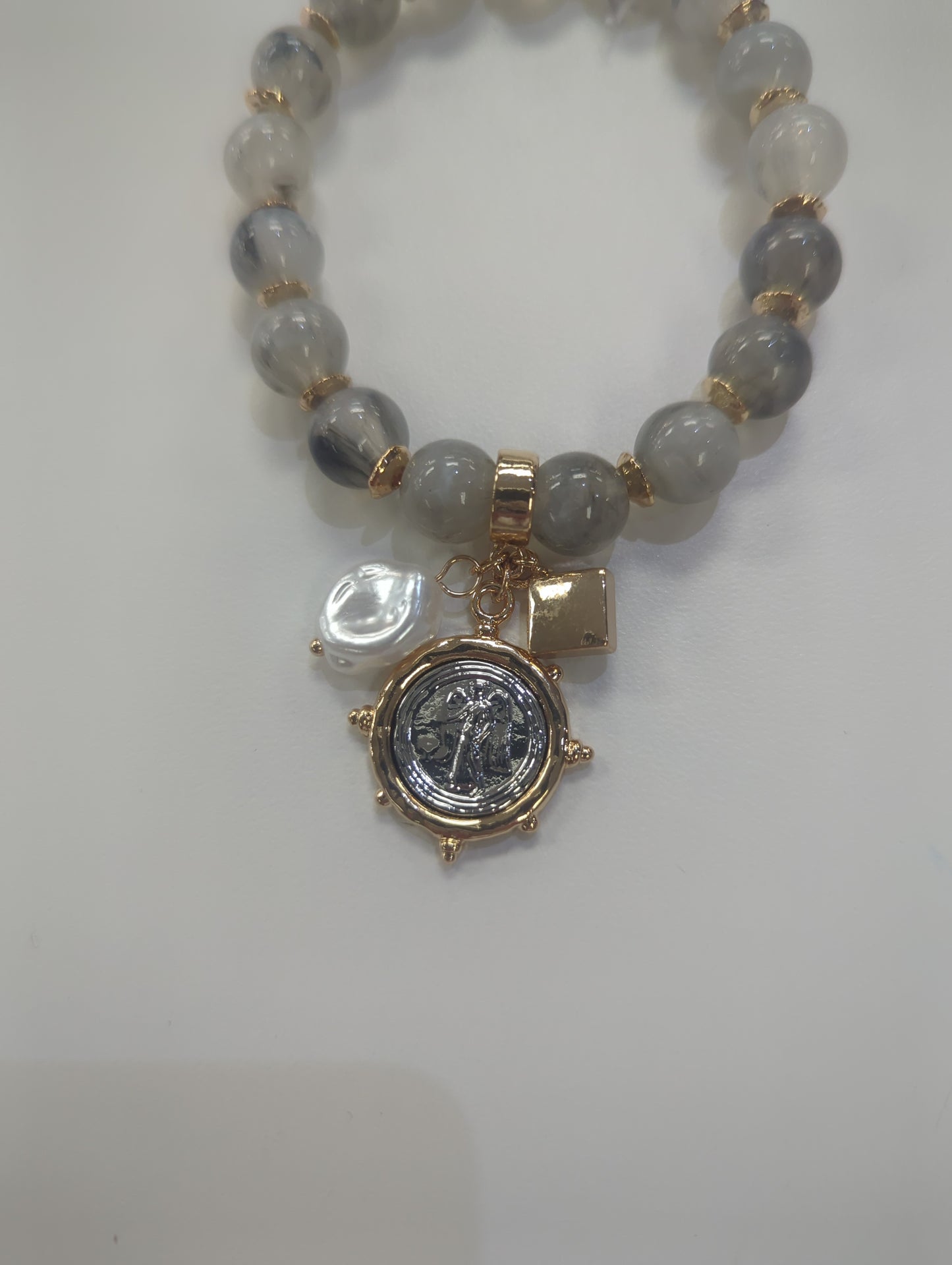 Meghan Browne Kenzo Gray Bracelet