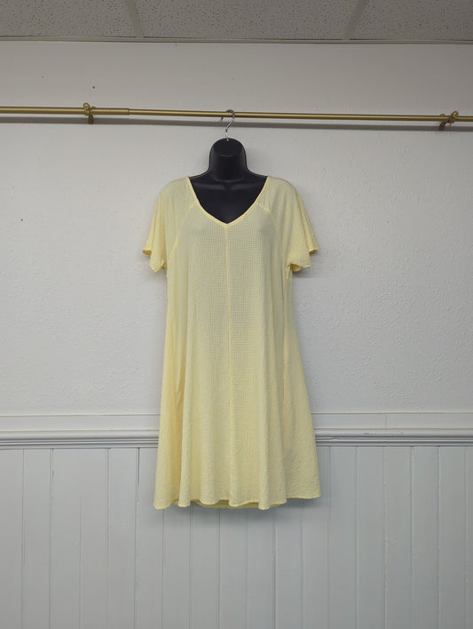 Cut Loose V-Neck Swing Dress